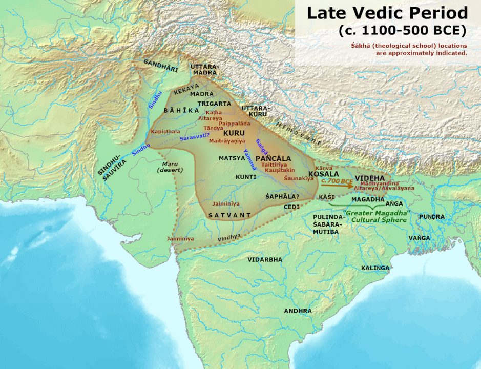Āryāvarta is a term for northern parts of the Indian subcontinent in the ancient Hindu texts such as Dharmashastras and Sutras.