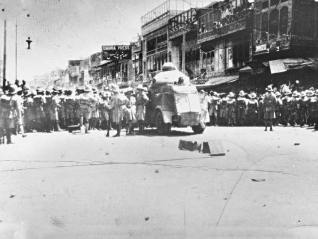 On 23 April 1930 at the Qissa Khwani Bazaar in Peshawar, many non-violent Khudai Khidmatgar were killed in Qissa Khwani Massacre.