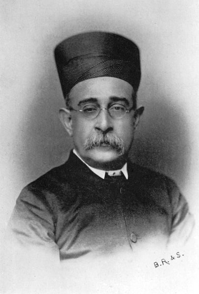 Sir Dinshaw Edulji Wacha was a Parsi politician from Bombay. He was a founding member of the Indian National Congress and president 1901.