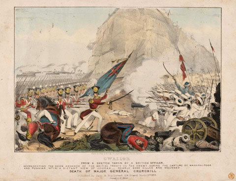 The Gwalior campaign was fought between the British and Maratha forces in Gwalior in India, in December 1843.